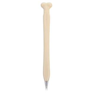 Lapiceros Plástico beige 14.7 cm forma de Hueso