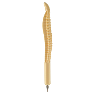 Lapiceros Plástico beige 14.7 cm Forma de columna vertebral