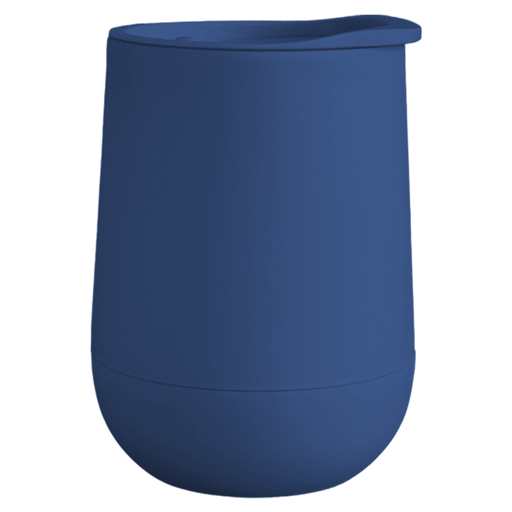 [P251384] Vaso Plástico azul oscuro 350 ml vinero doble pared
