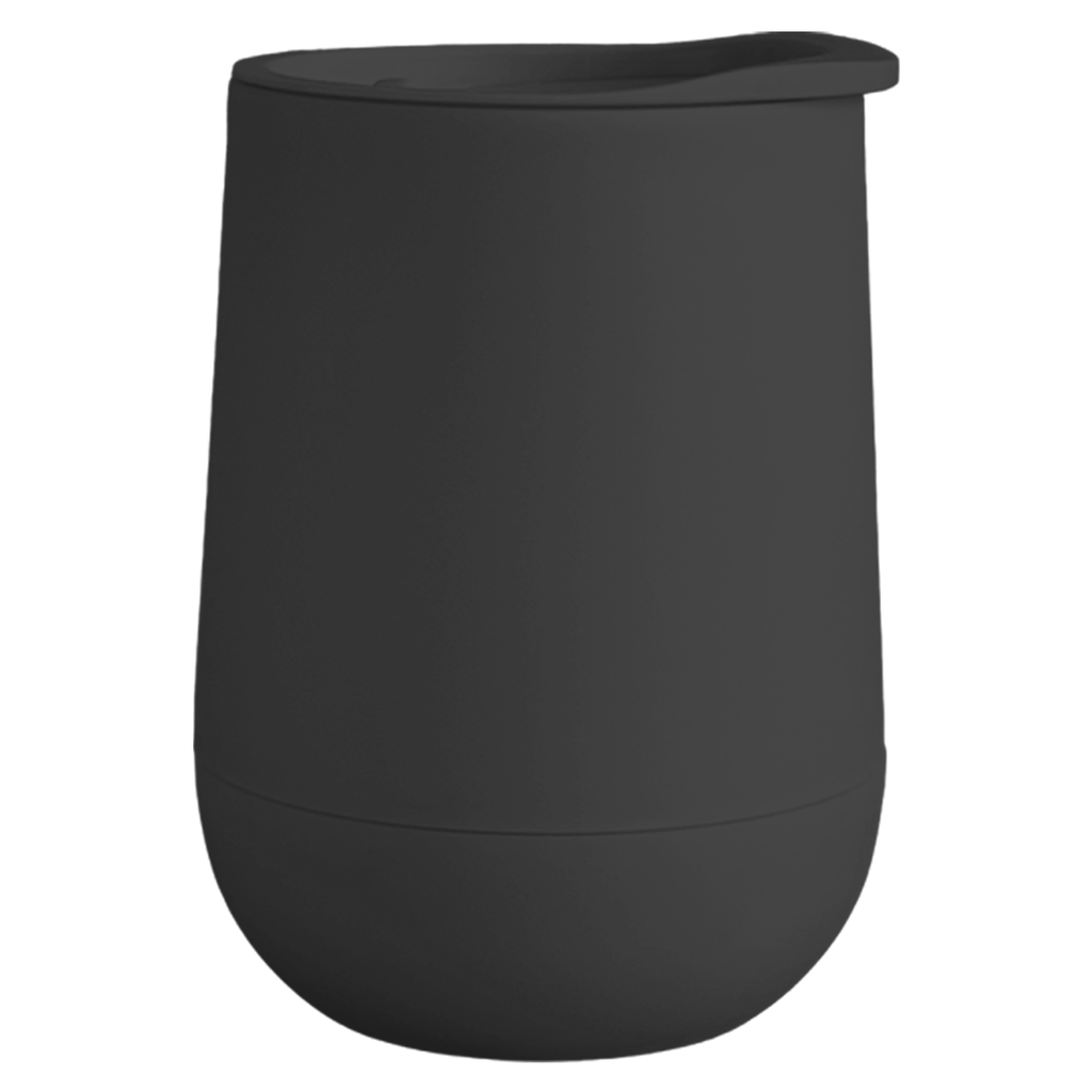 [P251385] Vaso Plástico negro 350 ml vinero doble pared