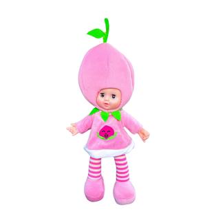 Muñeca Tela Rosado 39*19*13 cm muñeca musical