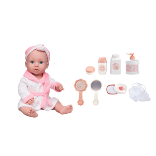 Muñeca Plástico surtido 33*12.8*4.2 cm bebe con accesorios