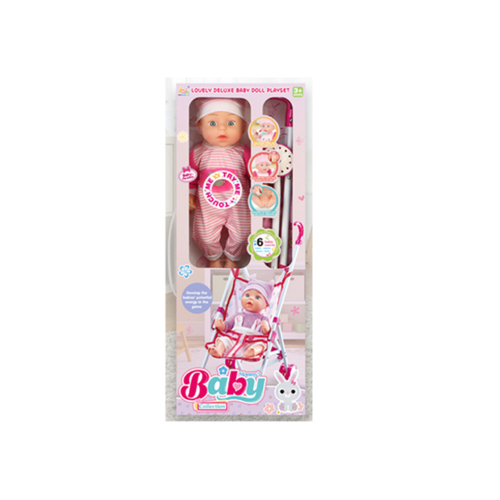 [J116176] Muñeca plástico surtido 24*11.5*61 cm muñeca con 6 voces