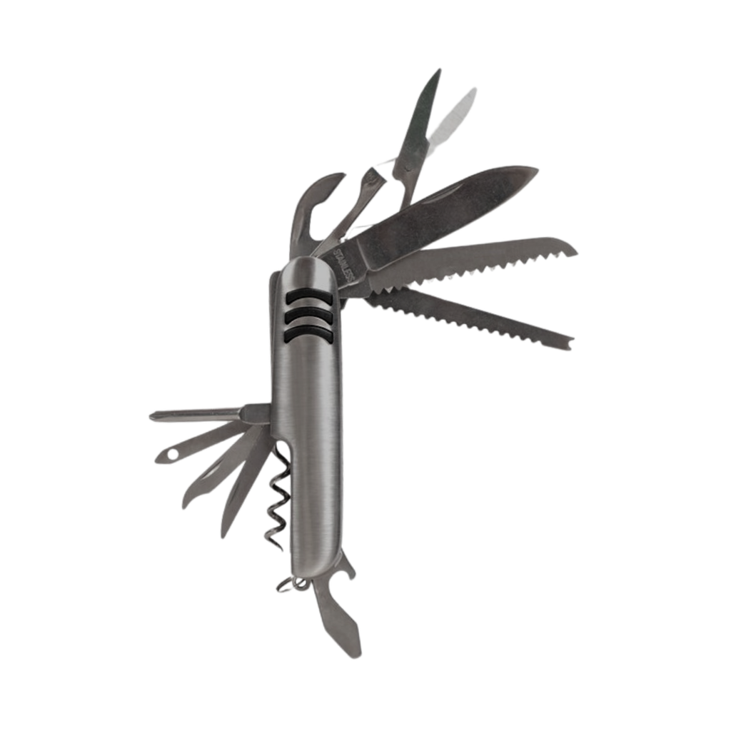 [H950411] Navaja Acero Inoxidable Negro 11 Funciones