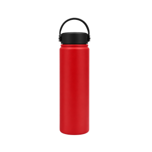 Termo Acero Inoxidable Rojo 24 oz Travel Doble Pared