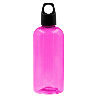 Pachon, plástico, fucsia, 500 ml, Parker translúcido tapa negra
