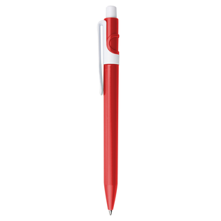 Lapiceros plástico rojo 14.5 cm tron