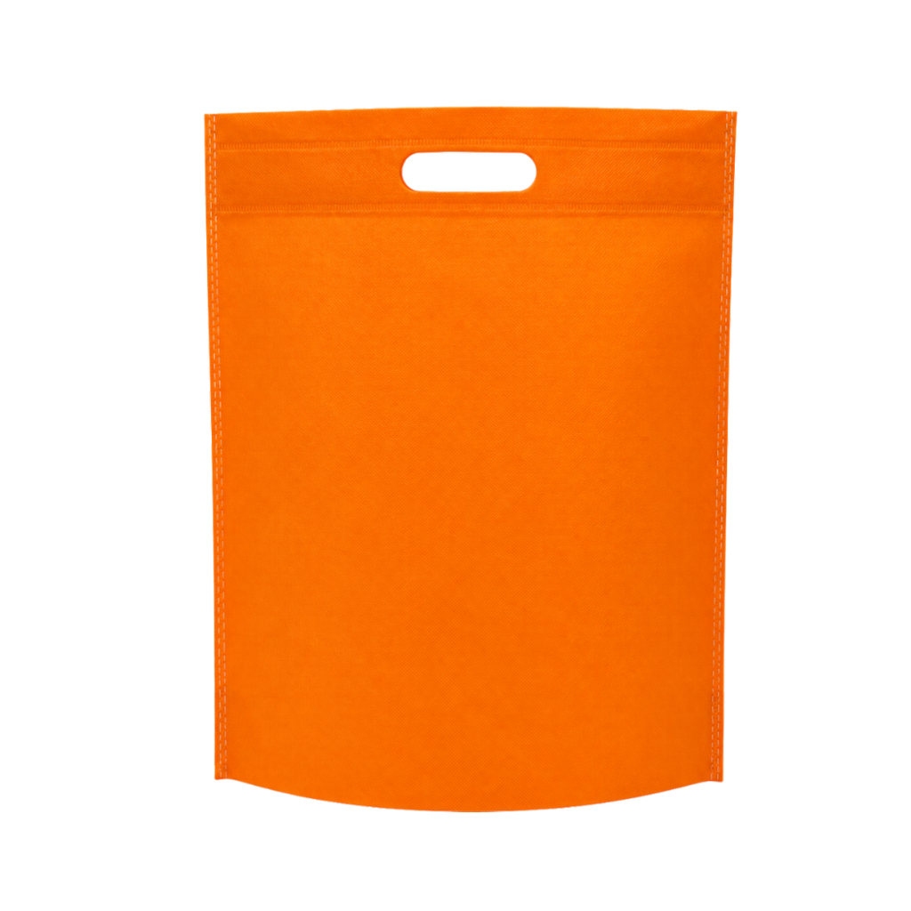 [P266162] Bolsa Tela Ecológica anaranjado  37*32*8.5 cm sobre sellada 70 gr