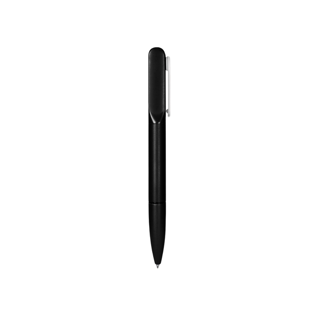 [P286180] Lapiceros metal negro spark con luz al grabado