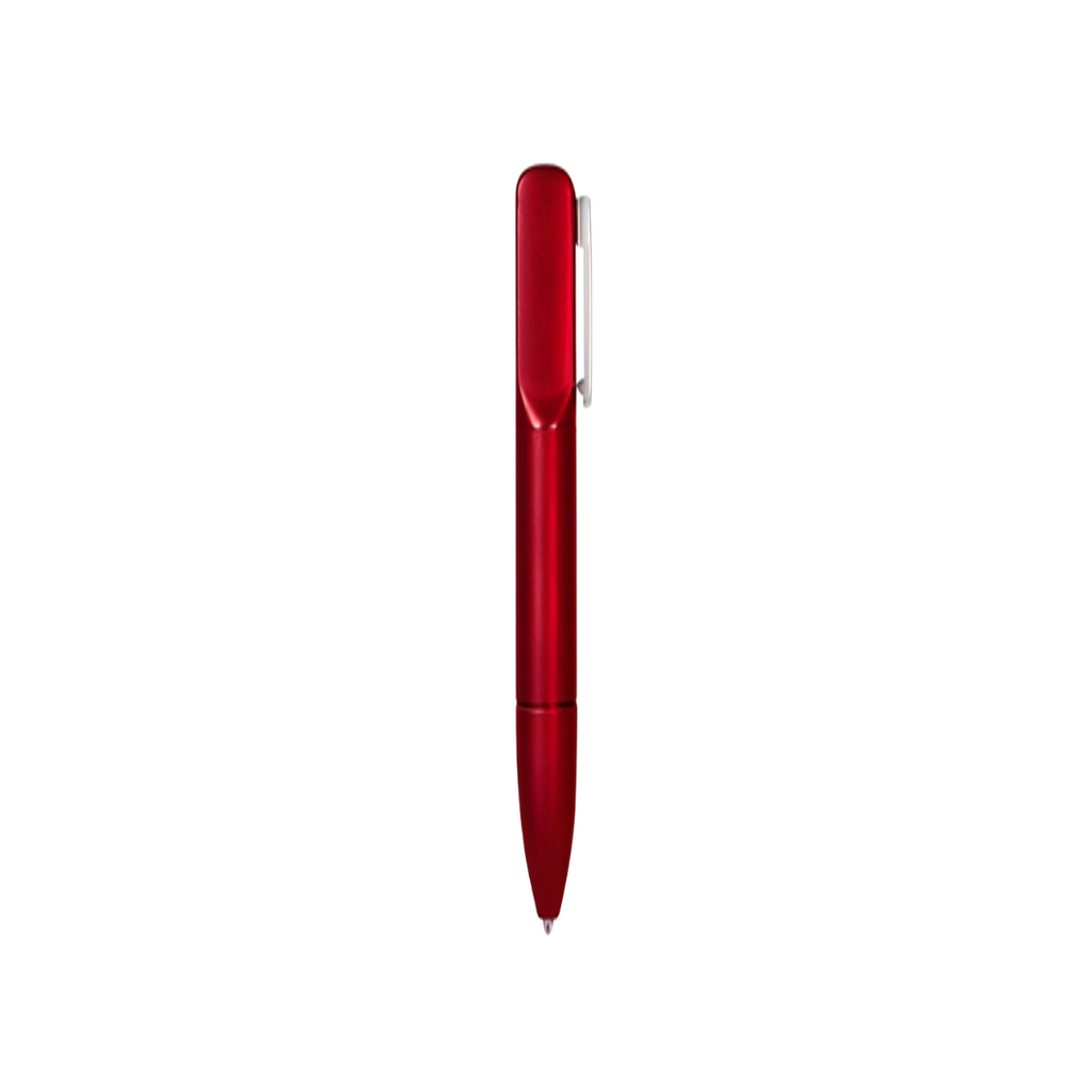 [P286182] Lapiceros metal rojo spark con luz al grabado