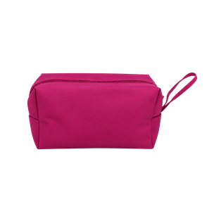 Cosmetiquera pu rosado 22*13*10 cm Soft touch