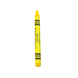 Crayón Cera Amarillo 8 Cm Unidad