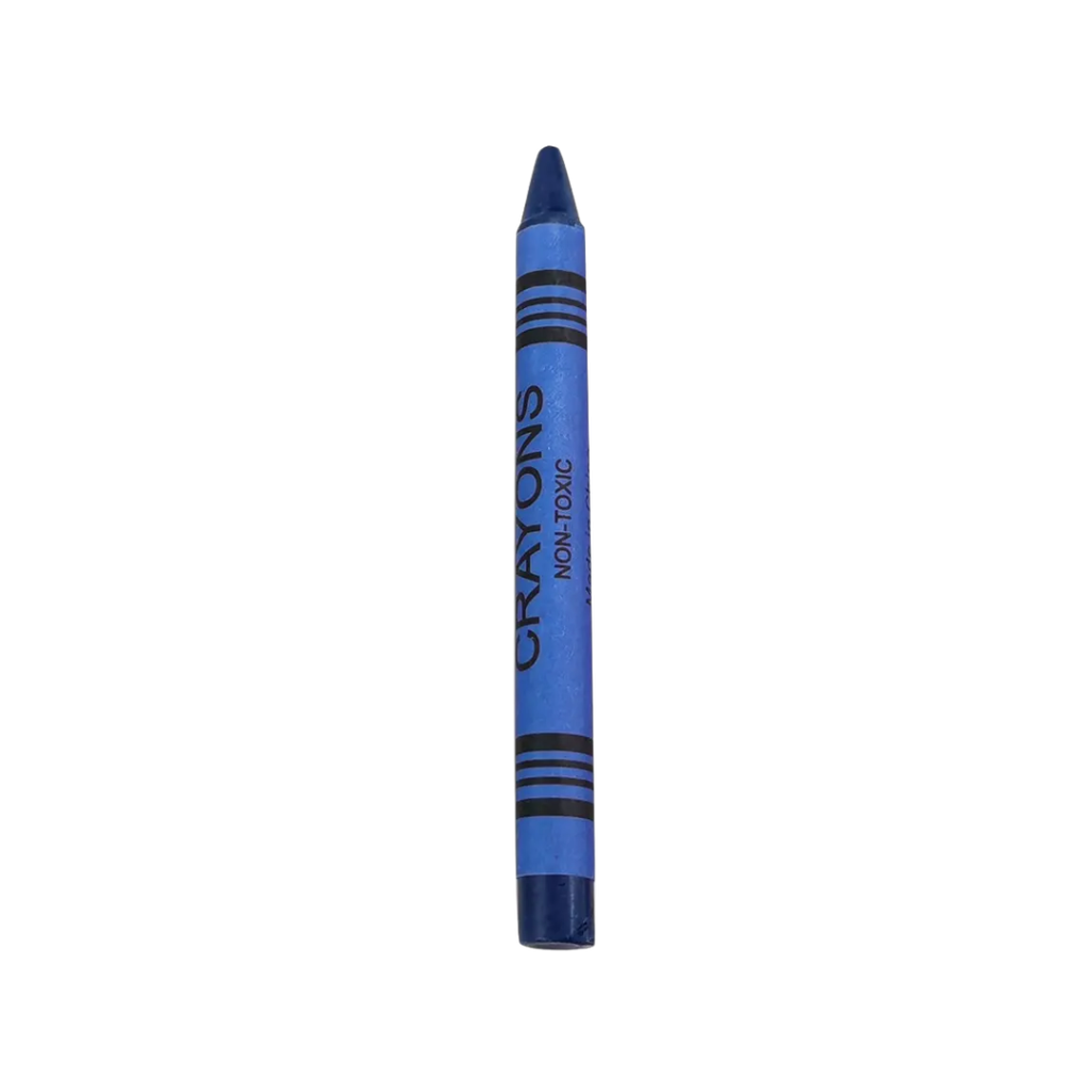 [E389324] Crayón Cera Azul 8 Cm Unidad