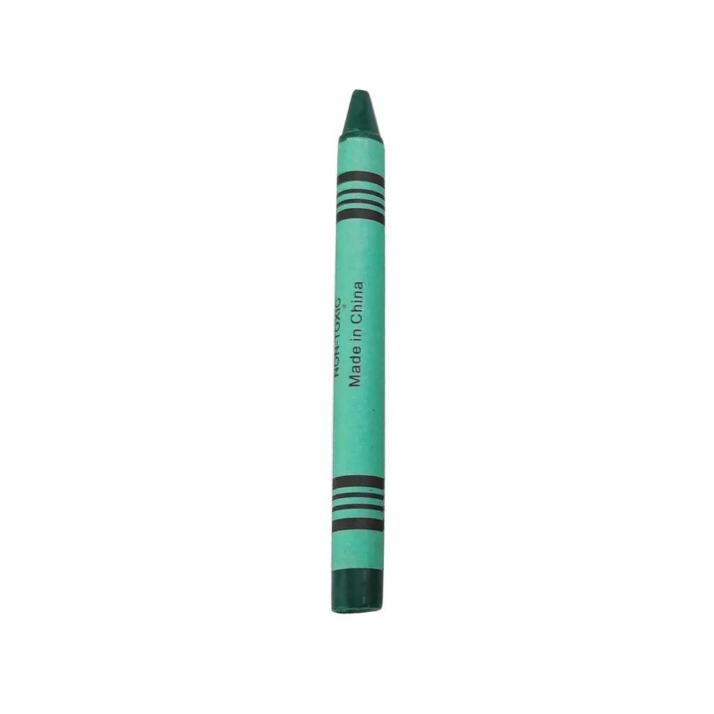 [E389326] Crayón Cera Verde 8 Cm Unidad