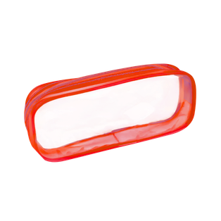 Estuche Pvc rojo 20.5*8.5*4 cm de ventana
