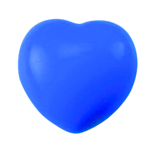 Antiestres Pu Azul 7*6.8*5 cm forma de corazón