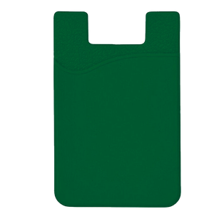 Tarjetero Adhesivo Silicón Verde 56*86 mm Adhesivo Para El Telefono