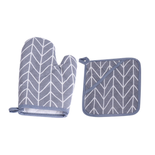 Guante Poliester Gris 17*26 cm con aislador House