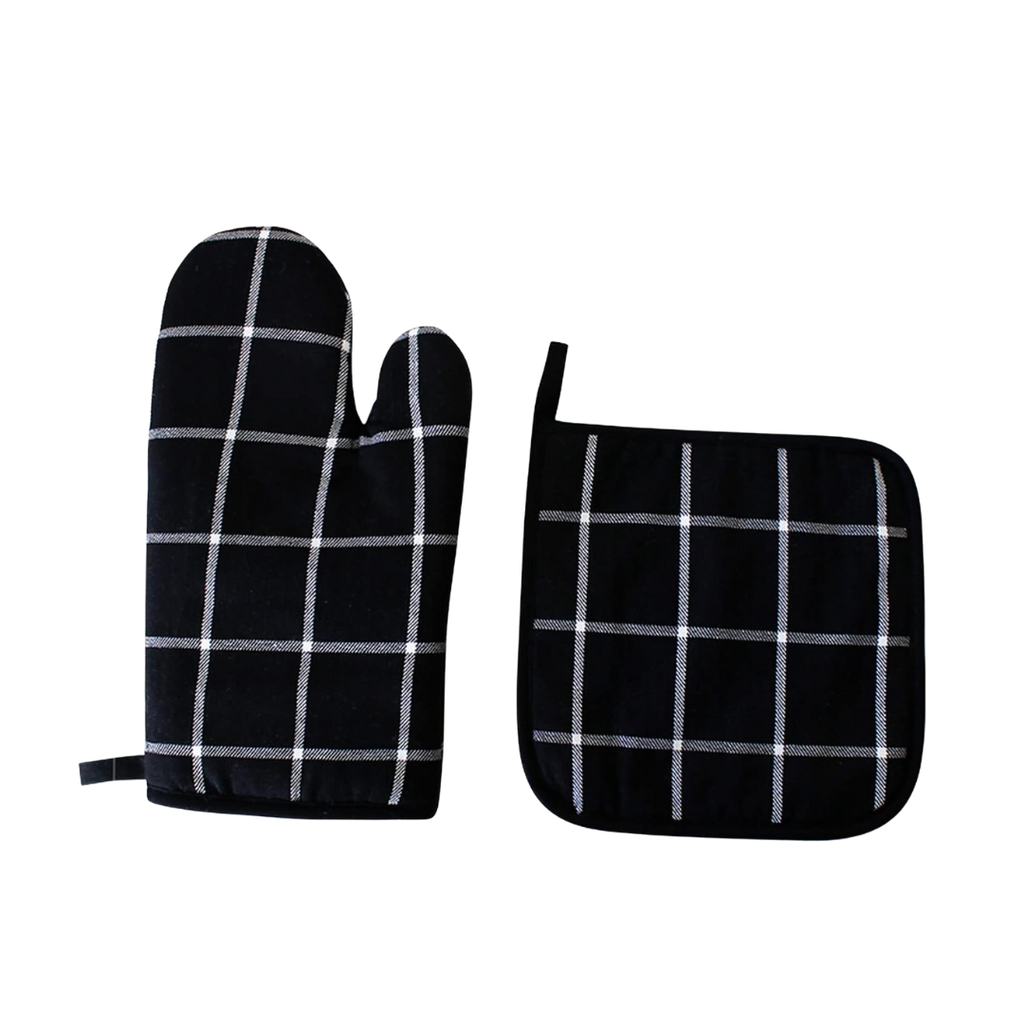 [H552099] Guante Poliester negro 17*26 cm con aislador House