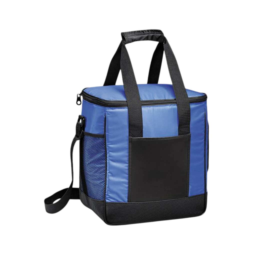 [P251301] Hielera Poliester Y Aluminio Azul Reflex 30*20.5*34 cm