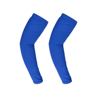 Manga Poliester azul reflex 40*12.5 cm Par Para Protección Solar