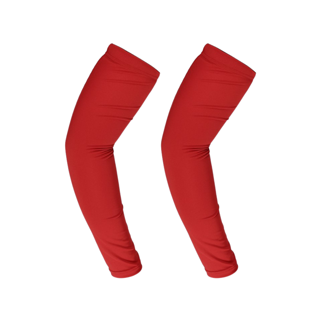 [TX117308] Manga Poliester rojo 40*12.5 cm Par Para Protección Solar