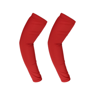 Manga Poliester rojo 40*12.5 cm Par Para Protección Solar