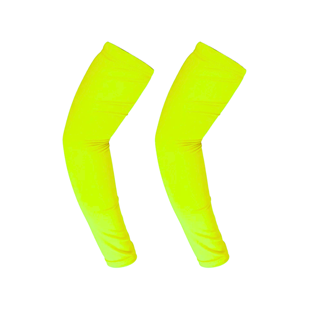 [TX117309] Manga Poliester amarillo 40*12.5 cm Par Para Protección Solar