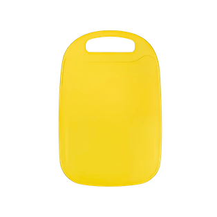 Tabla Plástico Amarillo 18.5*25 cm Esquinas Redondas
