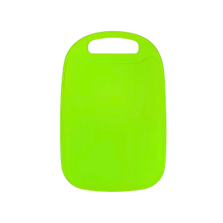Tabla Plástico Verde 18.5*25 cm Esquinas Redondas