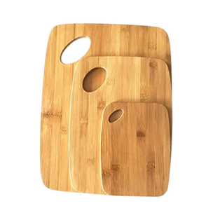 Tabla Bambú Natural 19.5*29.5*0.8 cm 23*33 cm Y 26.5*36.5 cm 3 Pcs