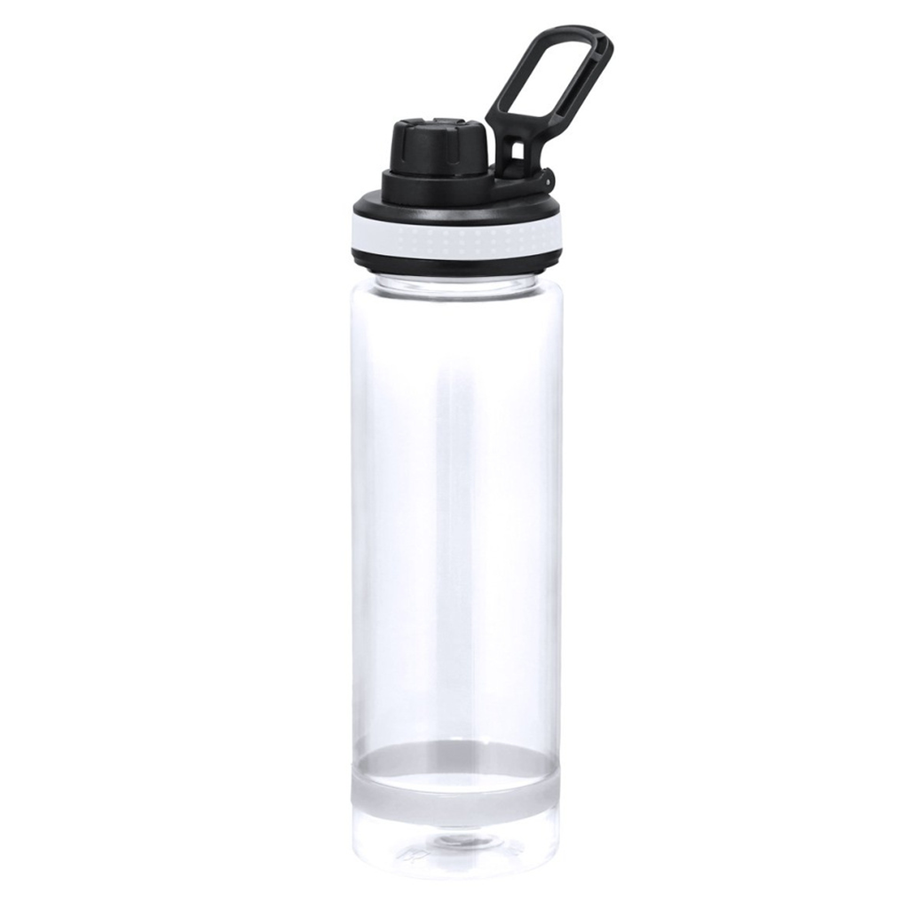 [P251450] Pachon Plástico Transparente 700 Ml Dakar Con Gancho Y Cinta En La Base