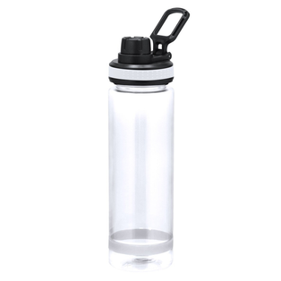 Pachon Plástico Transparente 700 Ml Dakar Con Gancho Y Cinta En La Base