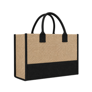 Bolsa Yute Negro 27*35*13 cm Zócalo Y Refuerzos De Color