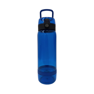 Pachon Plástico Azul Reflex 800 ml Mónaco con Compartimiento Inferior