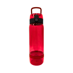 Pachon Plástico Rojo 800 ml Mónaco con Compartimiento Inferior