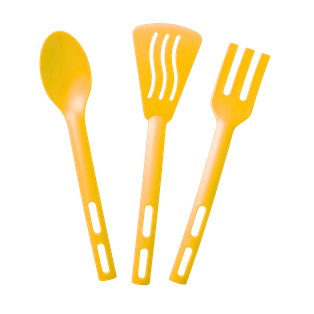 Set de cucharones Amarillos 24 cm
