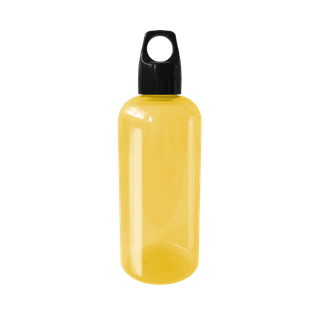 Pachon, Plástico, Amarillo, 500 Ml, Parker translúcido Tapa Negra