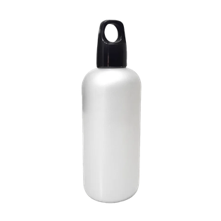 Pachon Plástico blanco metalico  450 Ml Tapa Negro Parker