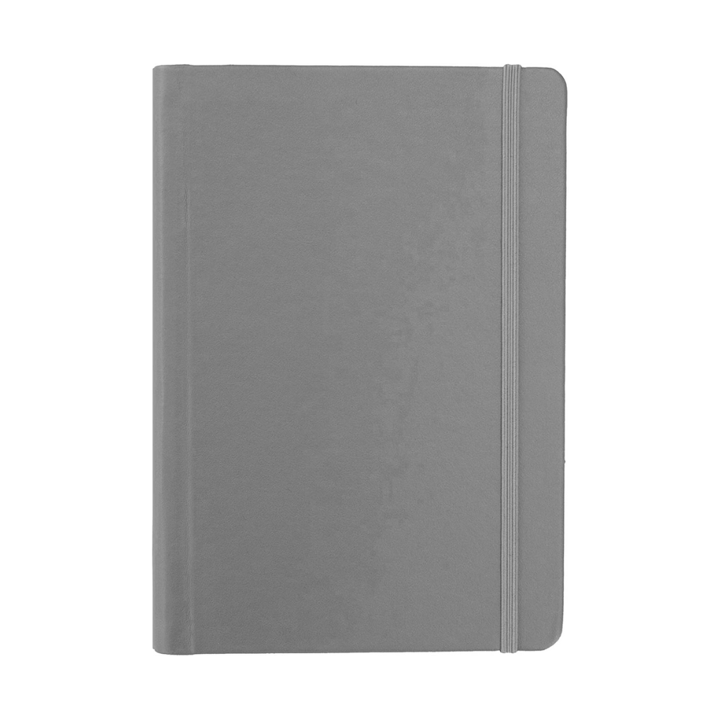 [P286212] Libreta Pu Gris 21*14*1.25 Cm  Frem Carátula Gruesa