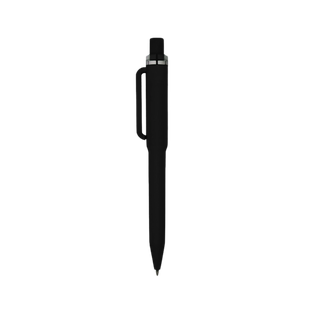 Lapiceros Plástico Negro  Mugbold Con Clip Gris