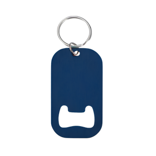 Destapador Acero Inoxidable Azul Reflex Mate 3.8*7 cm Finger Para Llavero
