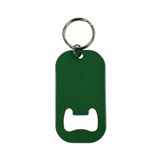 Destapador Acero Inoxidable Verde Mate 3.8*7 Cm Finger Para Llavero