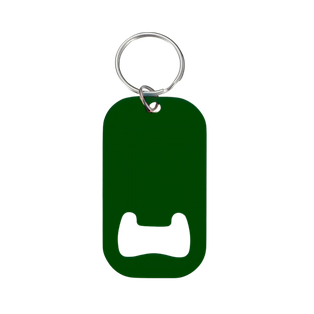 Destapador Acero Inoxidable Verde Mate 3.8*7 Cm Finger Para Llavero