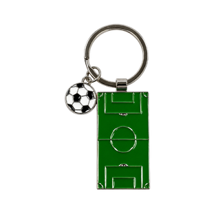 Llavero Zinc Verde 45*25 Cm Cancha Con Pelota