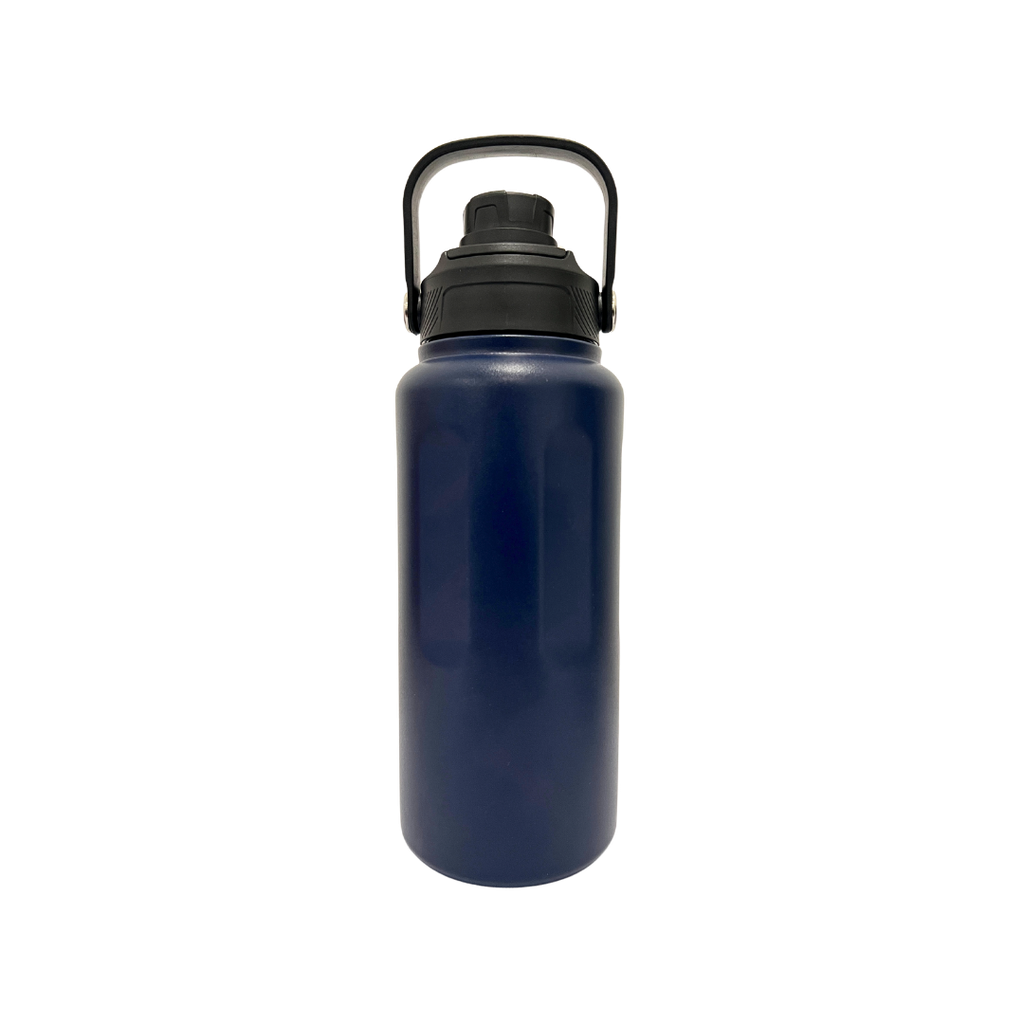 [P251490] Pachon Acero Inoxidable Azul Oscuro 900 Ml Thunder Doble Pared Con Agarador