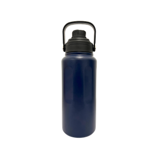 Pachon Acero Inoxidable Azul Oscuro 900 Ml Thunder Doble Pared Con Agarador