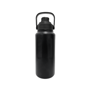 Pachon Acero Inoxidable Negro Mate 900 Ml Thunder Doble Pared Con Agarador