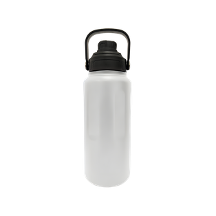 Pachon Acero Inoxidable blanco mate 900 Ml Thunder Doble Pared Con Agarador