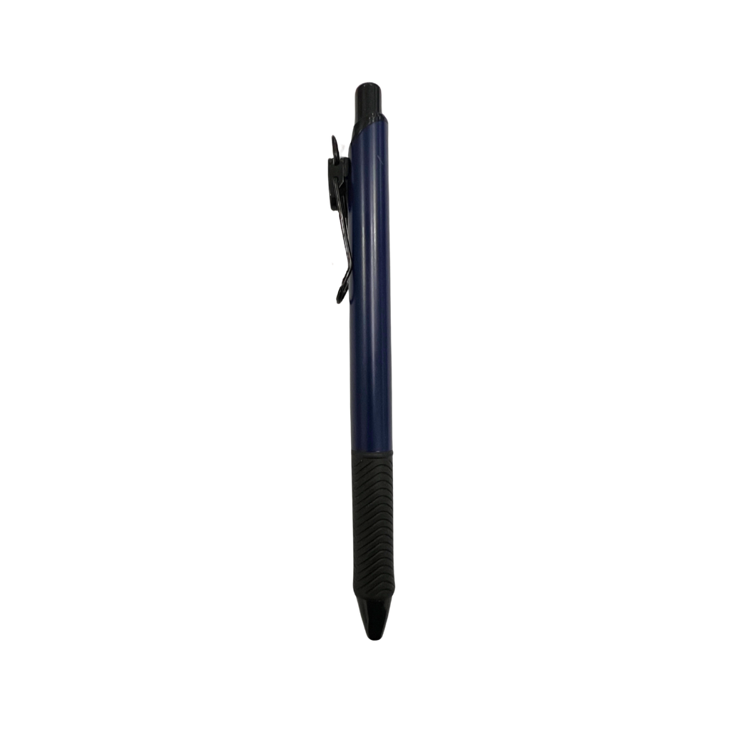 [P286248] Lapiceros Aluminio Azul Wire Con Grip Antideslizante